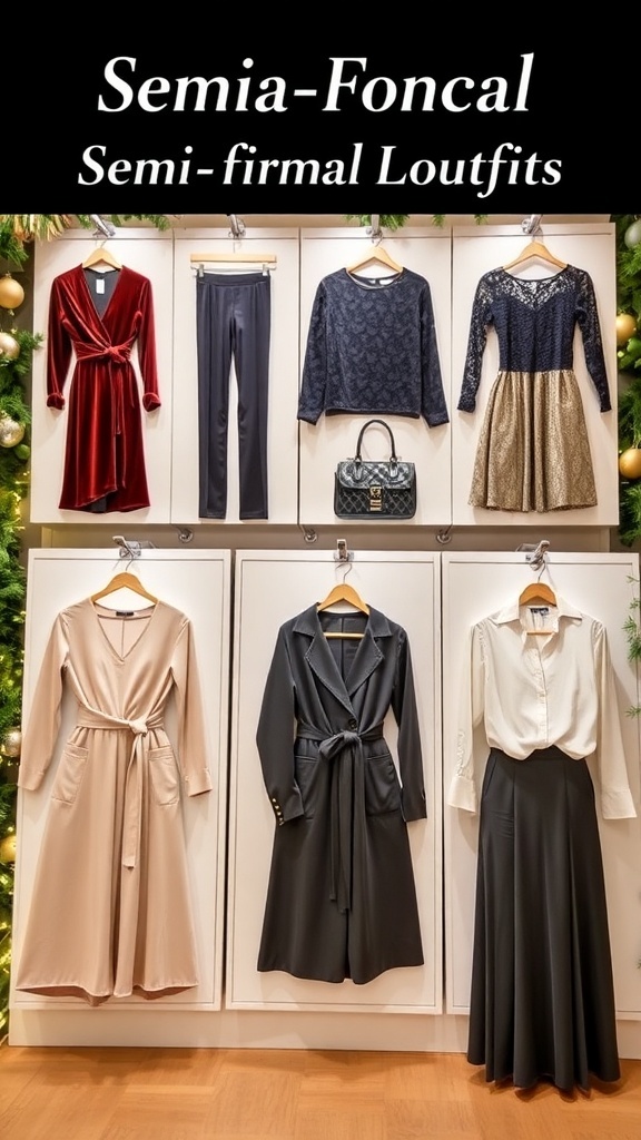 A collection of semi-formal women